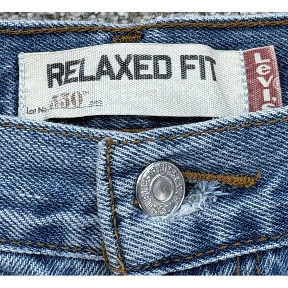 Vintage Levis 550 Jeans Mens 40x30 Blue Relaxed Fit 100% Cotton *Actual Waist 38